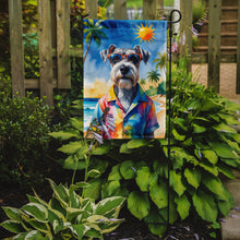 Load image into Gallery viewer, Schnauzer Summer Beach Time Garden Flag