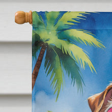 Load image into Gallery viewer, Shar Pei Summer Beach Time House Flag