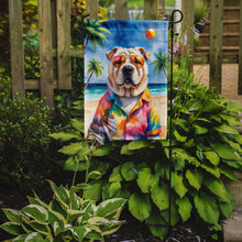 Load image into Gallery viewer, Shar Pei Summer Beach Time Garden Flag