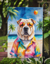 Load image into Gallery viewer, Shar Pei Summer Beach Time Garden Flag