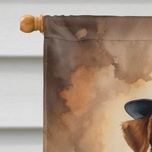 Load image into Gallery viewer, Airedale Terrier Thanksgiving House Flag