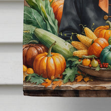 Load image into Gallery viewer, Airedale Terrier Thanksgiving House Flag
