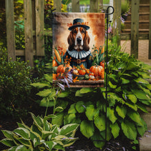 Load image into Gallery viewer, Basset Hound Thanksgiving Garden Flag