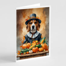 Load image into Gallery viewer, Beagle Thanksgiving Greeting Cards Pack of 8