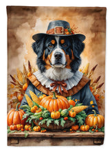 Load image into Gallery viewer, Bernese Mountain Dog Thanksgiving Garden Flag