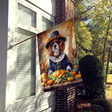 Load image into Gallery viewer, Cavalier Spaniel Thanksgiving House Flag