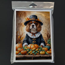 Load image into Gallery viewer, Cavalier Spaniel Thanksgiving Greeting Cards Pack of 8