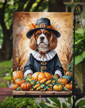 Load image into Gallery viewer, Cavalier Spaniel Thanksgiving Garden Flag
