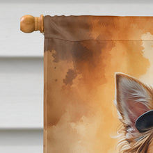 Load image into Gallery viewer, Chihuahua Thanksgiving House Flag