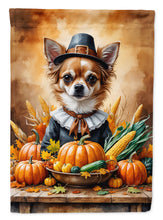 Load image into Gallery viewer, Chihuahua Thanksgiving Garden Flag