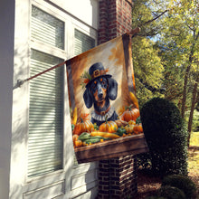 Load image into Gallery viewer, Dachshund Thanksgiving House Flag