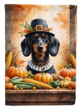 Load image into Gallery viewer, Dachshund Thanksgiving House Flag
