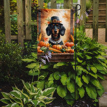 Load image into Gallery viewer, Dachshund Thanksgiving Garden Flag