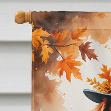 Load image into Gallery viewer, Red Brown Dachshund Thanksgiving House Flag