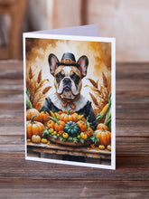 Load image into Gallery viewer, French Bulldog Thanksgiving Greeting Cards Pack of 8