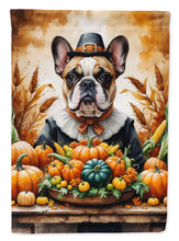 Load image into Gallery viewer, French Bulldog Thanksgiving Garden Flag