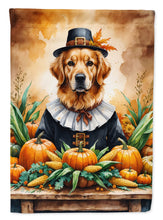 Load image into Gallery viewer, Golden Retriever Thanksgiving House Flag