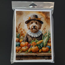Load image into Gallery viewer, Goldendoodle Thanksgiving Greeting Cards Pack of 8