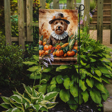 Load image into Gallery viewer, Goldendoodle Thanksgiving Garden Flag