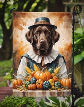 Load image into Gallery viewer, Chocolate Labrador Retriever Thanksgiving Garden Flag