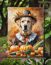 Load image into Gallery viewer, Yellow Labrador Retriever Thanksgiving Garden Flag