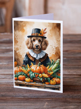 Load image into Gallery viewer, Poodle Thanksgiving Greeting Cards Pack of 8