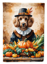 Load image into Gallery viewer, Poodle Thanksgiving Garden Flag