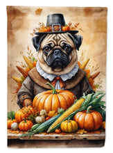 Load image into Gallery viewer, Pug Thanksgiving Garden Flag