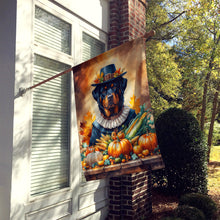 Load image into Gallery viewer, Rottweiler Thanksgiving House Flag