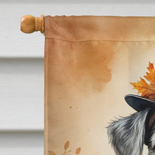 Load image into Gallery viewer, Schnauzer Thanksgiving House Flag