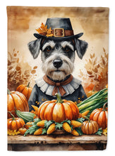 Load image into Gallery viewer, Schnauzer Thanksgiving House Flag