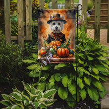 Load image into Gallery viewer, Westie Thanksgiving Garden Flag