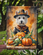 Load image into Gallery viewer, Westie Thanksgiving Garden Flag