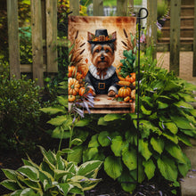 Load image into Gallery viewer, Yorkshire Terrier Thanksgiving Garden Flag