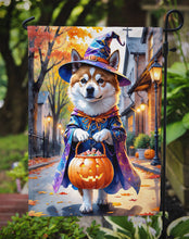 Load image into Gallery viewer, Akita Halloween Trick or Treat Garden Flag