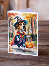 Load image into Gallery viewer, Beagle Halloween Trick or Treat Greeting Cards Pack of 8