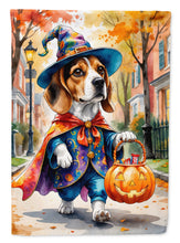 Load image into Gallery viewer, Beagle Halloween Trick or Treat Garden Flag