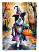Load image into Gallery viewer, Border Collie Halloween Trick or Treat Garden Flag