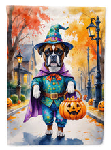 Load image into Gallery viewer, Boxer Halloween Trick or Treat Garden Flag