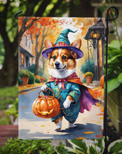 Load image into Gallery viewer, Corgi Halloween Trickor Treat Garden Flag