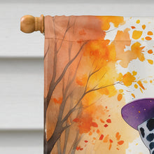 Load image into Gallery viewer, Dalmatian Halloween Trick or Treat House Flag