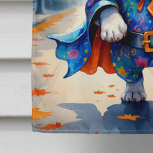 Load image into Gallery viewer, Black White French Bulldog Halloween Trick or Treat House Flag