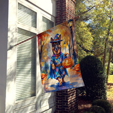 Load image into Gallery viewer, German Shepherd Halloween Trick or Treat House Flag
