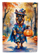 Load image into Gallery viewer, German Shepherd Halloween Trick or Treat House Flag