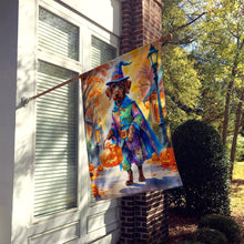 Load image into Gallery viewer, German Wirehaired Pointer Halloween Trick or Treat House Flag