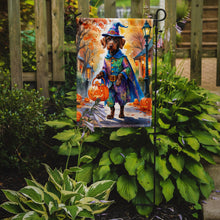 Load image into Gallery viewer, German Wirehaired Pointer Halloween Trick or Treat Garden Flag