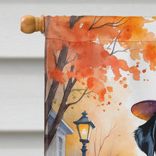 Load image into Gallery viewer, Black Labrador Retriever Halloween Trick or Treat House Flag