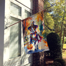 Load image into Gallery viewer, Saint Bernard Halloween Trick or Treat House Flag