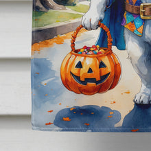 Load image into Gallery viewer, Saint Bernard Halloween Trick or Treat House Flag