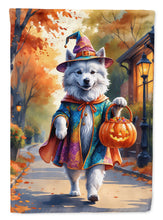 Load image into Gallery viewer, Samoyed Halloween Trick or Treat Garden Flag